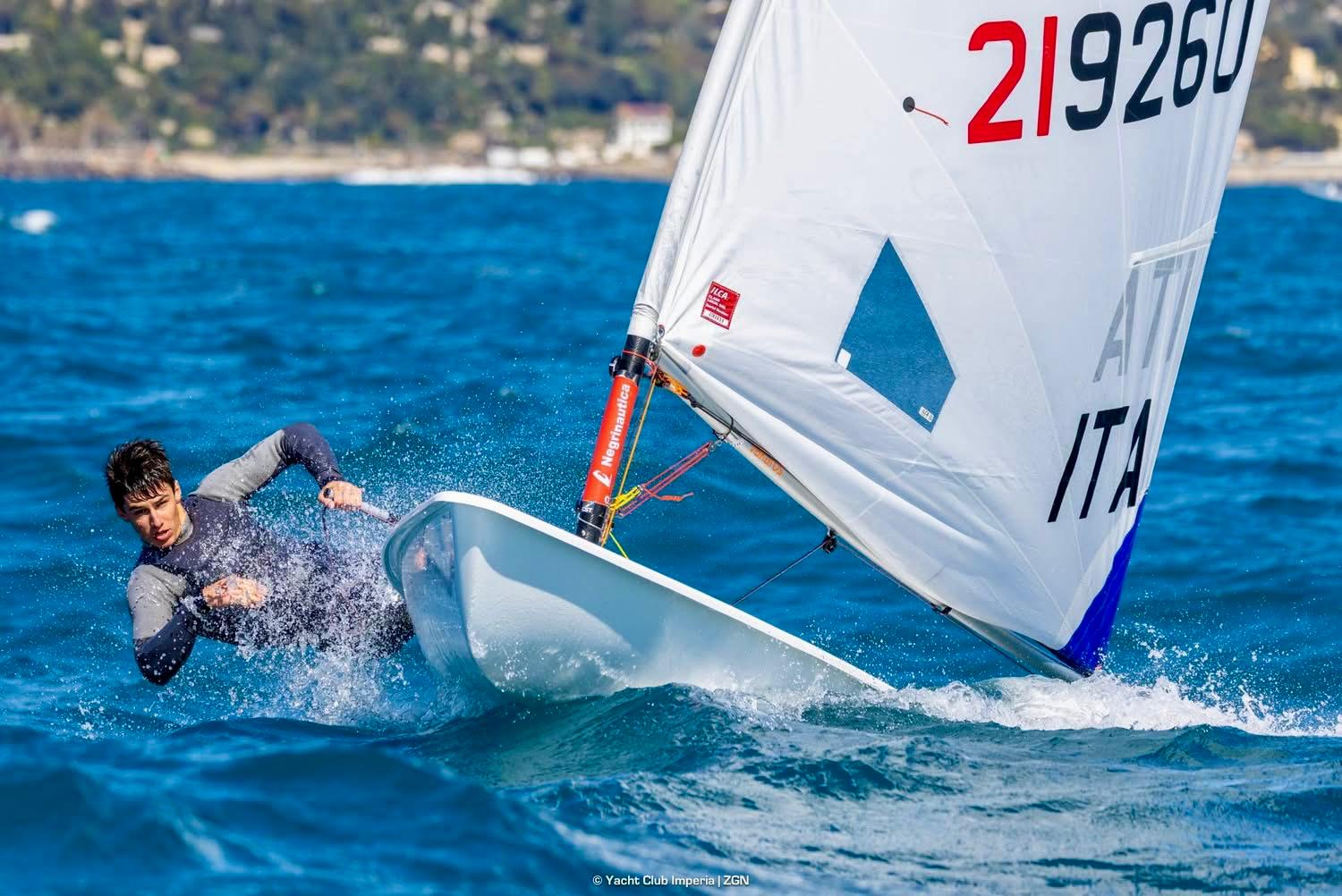 Loreno Ghirotti brilla a Crotone nella seconda tappa dell'Italia Cup ILCA